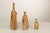 Mid 20th Century Vintage Set of 3 Carved Wood Bottles For Sale - Image 5 of 12