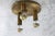 Metal Mid-Century Brass Ceiling Lamp, 1970s For Sale - Image 7 of 7