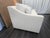 Rh Belgian Classic Slope Arm 2-Cushion Sofa – 7' | Classic Depth | Perennials® Performance Textured Linen Weave | Natural For Sale - Image 12 of 18