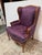 French Provincial Wing Back Chair For Sale - Image 4 of 12