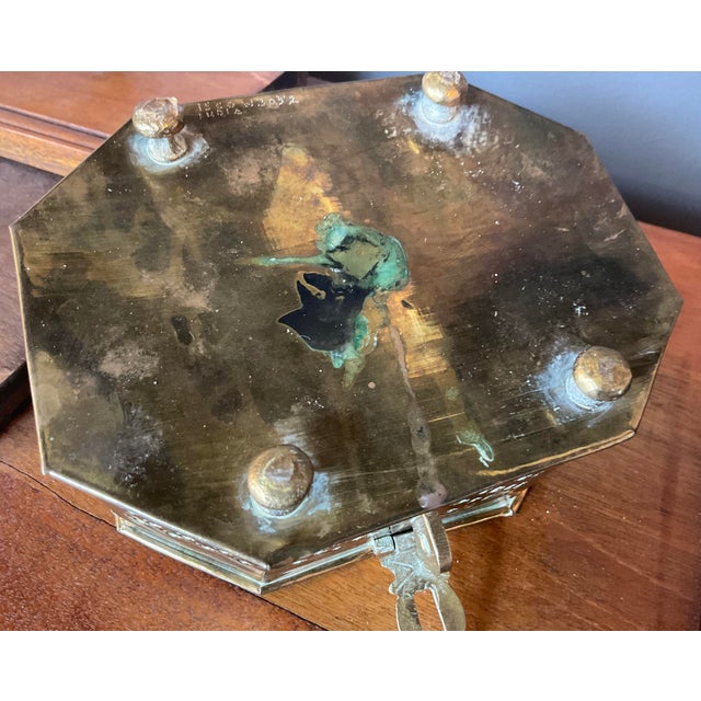 Antique Brass Large Cricket Box For Sale - Image 16 of 18