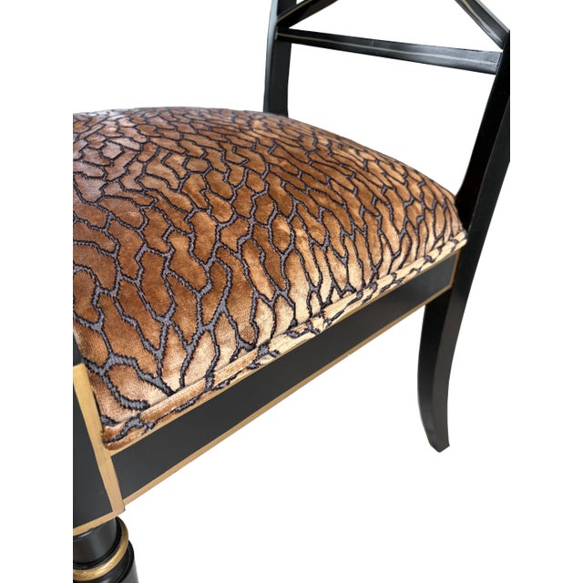 Vintage Hand-Painted Desk Chair For Sale - Image 12 of 13
