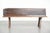 This very interesting antique Spanish farmhouse walnut hall bench/dining table bench dates from the 18th century and has a...
