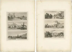 Robert Hills, Flanders and Holland, 1820, Set of 2
