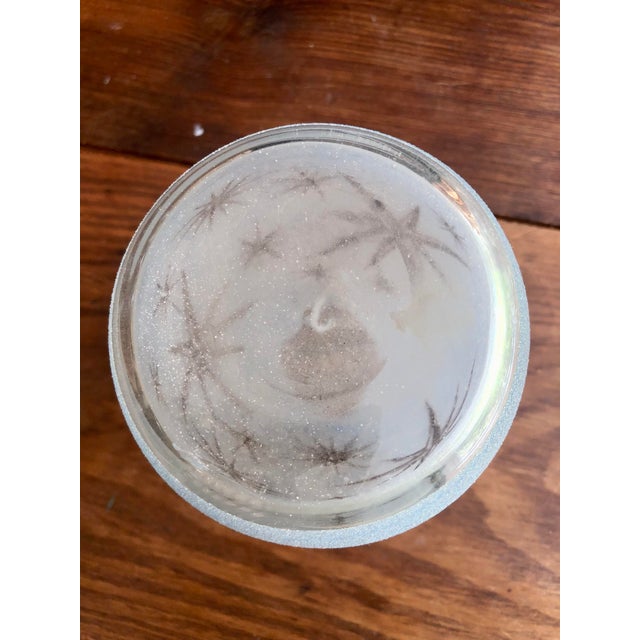 Mid Century Atomic Star Frosted Vase by Bartlett-Collins For Sale In Fayetteville, AR - Image 6 of 9