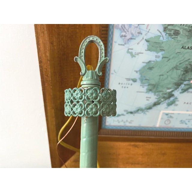 Turquoise Garden Pendant Chandelier For Sale - Image 9 of 14