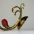 1950s Vintage Italian Red Brass Wall Sconces, 1950s, Set of 2 For Sale - Image 5 of 18