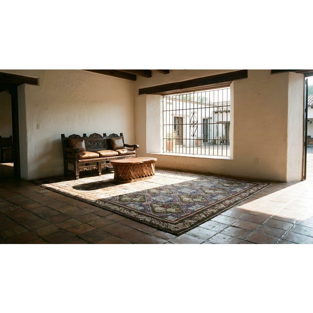 19th Century English Needlepoint Carpet ( 7'6" x 9'3" - 230 x 282 ) For Sale - Image 14 of 14
