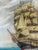 1960s Vintage Ship Painting, Framed For Sale - Image 5 of 7