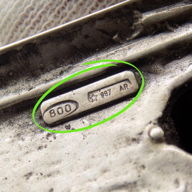 Metal Vintage Italian Handmade Genuine Silver Sewing Machine Figurine Miniature, Made in Tuscany (Italy) For Sale - Image 7 of 9