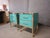 Pair of Azure bedside tables in solid wood and brass edging to bring mid-century modern style and Italian artistry to your...