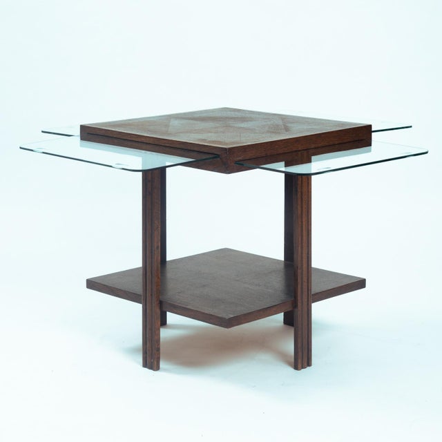 Art Deco Play Table with Extendible Glass Tops, 1930s For Sale - Image 14 of 14