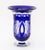 Joseph Simon (Belgian, 1874-1960) for Val St. Lambert "Ulysses" Vase, circa 1930, cobalt blue overlay glass. 10.75" H x...
