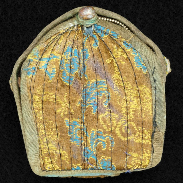 Silver Early 20th C Tibetan Silver Gau Traveling Shrine Box With Fabric Case For Sale - Image 8 of 9