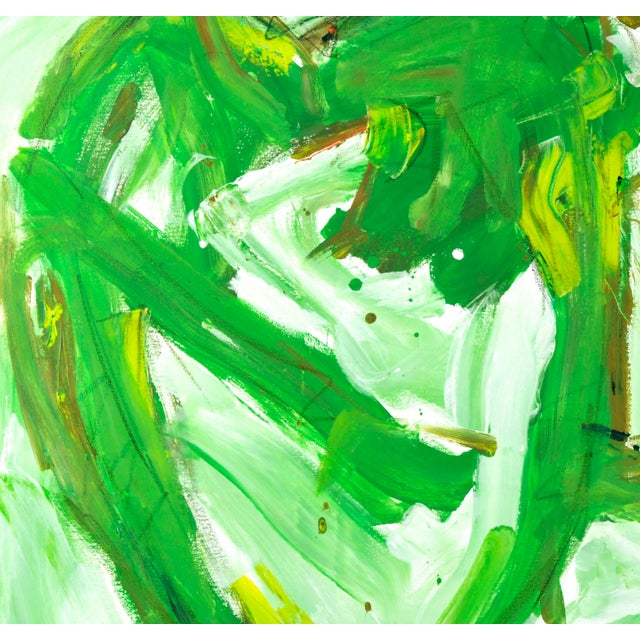 Abstract "Salad Heart" Original Abstract Painting by Robbie Kemper For Sale - Image 3 of 5