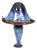 Large Vintage French Iridescent Art Glass Mushroom Lamp, 1960 For Sale