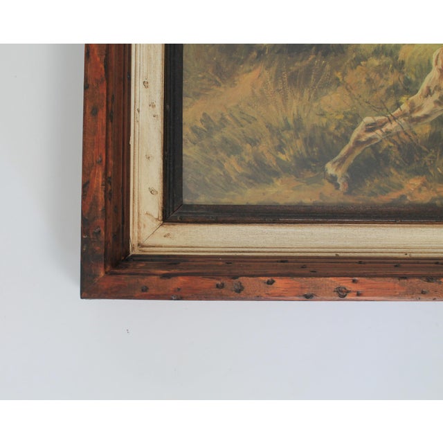 Mid 20th Century Framed Vintage Sporting Art Hunting Dogs Print by Edmund Henry Osthaus For Sale - Image 5 of 10
