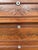Wood 19th Century American Flame Mahogany Veneer Marble Top Commode Chest For Sale - Image 7 of 18