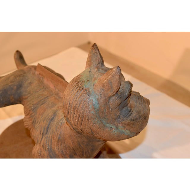 Late 19th C. English Terrier Boot Scrape For Sale In Greensboro - Image 6 of 7