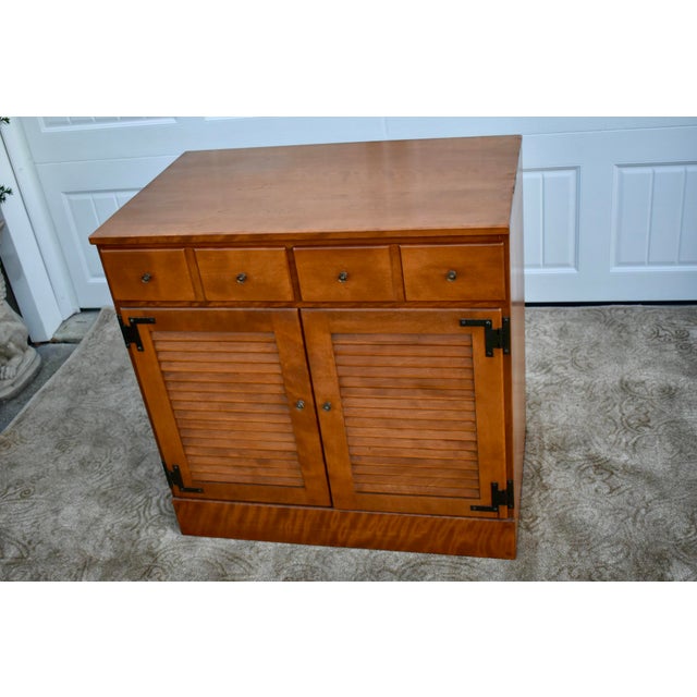 Vintage Ethan Allen Early American Two Door Chairish