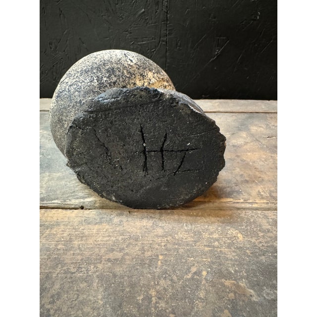 Abstract Vintage Abstract Ceramic Vase For Sale - Image 3 of 5