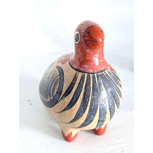 Ceramic Mid 20th Century Tonalá Mexico Quail Figurine For Sale - Image 7 of 13
