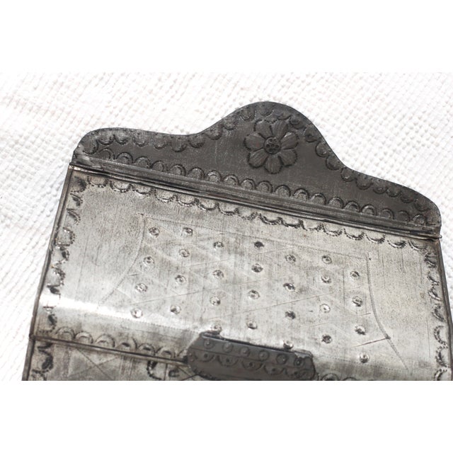 Metal Punched Tin Mailbox For Sale - Image 7 of 13