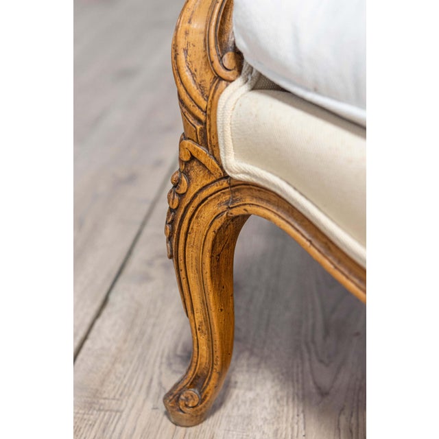 Mid 20th Century 20th Century French Louis XV Style Bergere For Sale - Image 5 of 15