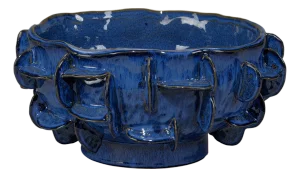 Jamie Young Helios Ceramic Decorative Bowl, Blue