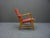 Armchair in the style of Jens Risom, 1950s For Sale - Image 4 of 9