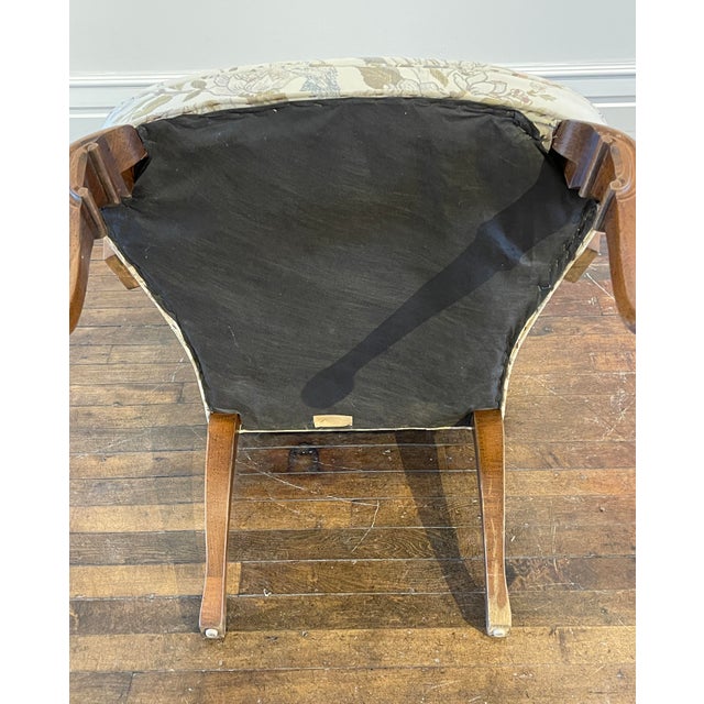 1980s Attributed to Pennsylvania House Gooseneck Chair For Sale In Madison - Image 6 of 7