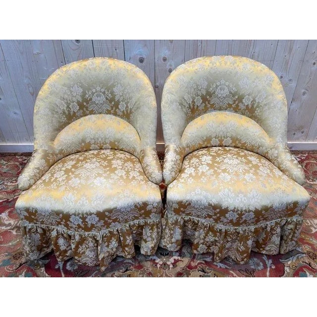 Artist: None Period: 20th century Style: Napoleon 3rd Condition: Perfect condition Material: Linen Length: 63Width:...
