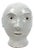 Vintage Danish Artist Ceramic Head, 1980s For Sale