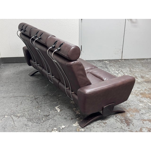 Ekornes Julia Stressless Leather Sofa Chairish