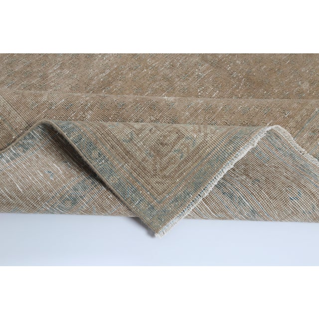 Antique Persian Tribal Rug With Soft Earth-Tone Patina - 7' 2'' X 11' 2'' For Sale In Tampa - Image 6 of 10