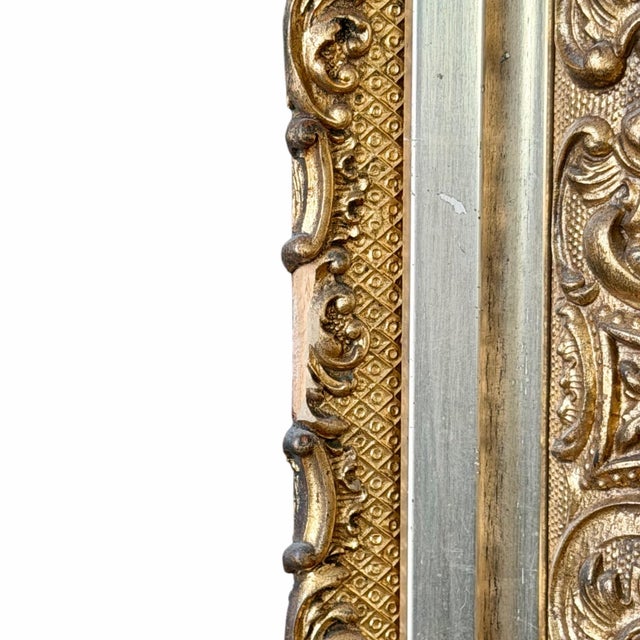 Lilac Still-Life Oil Painting in Ornate Antique Gilt Frame by Alexandrov 1983 For Sale - Image 10 of 12