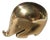 Vintage Brass Paperweight Elephant by Luigi Colani, 1983 For Sale