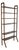 Danish Freestanding Wall Rack with Brass Accents, 1960s For Sale