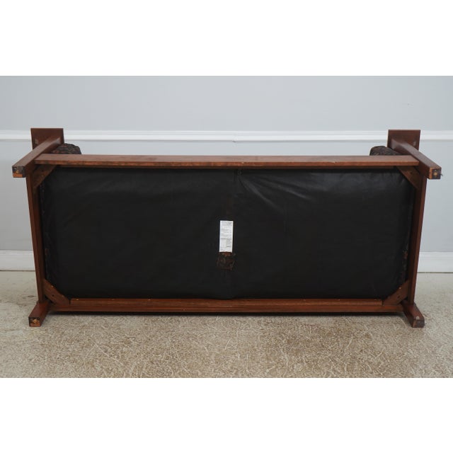 Stickley Arts & Crafts Cherry Mission Style Sofa For Sale - Image 15 of 18