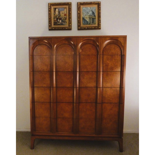Mid-Century Modern 1963 Thomasville Byzantium “Hollywood Regency Edition” Complete Bedroom Suite For Sale - Image 3 of 14