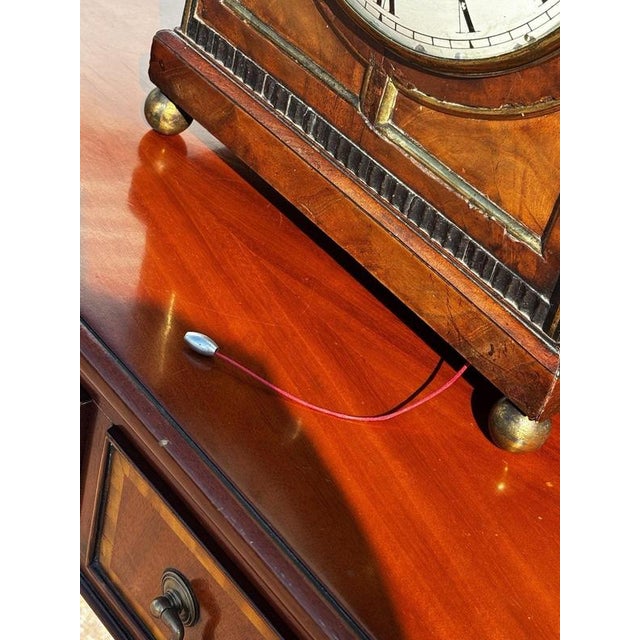 Regency Mahogany Fusee Bracket Clock by Alex Mitchell of Glasgow, 1820 For Sale - Image 10 of 18