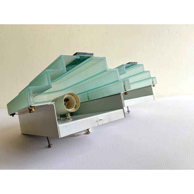 Postmodern Acrylic Wall Lights from Herda, Netherlands, 1980s, Set of 2 For Sale - Image 4 of 12