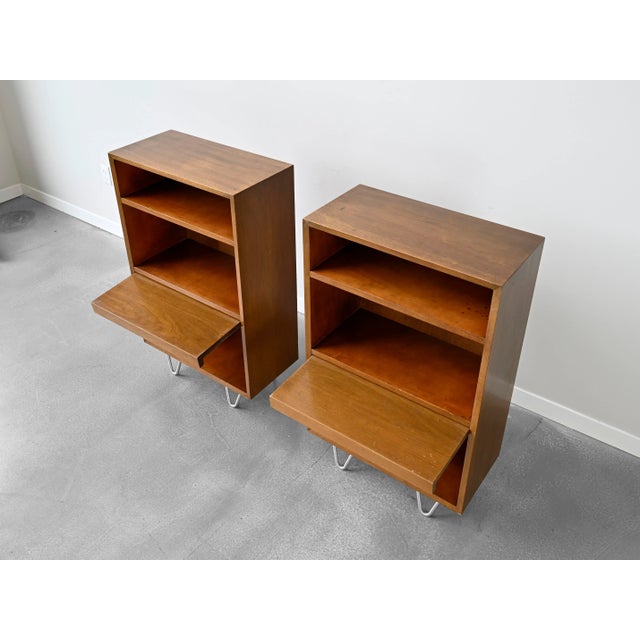 George Nelson BCS Bookcases in Walnut for Herman Miller - A Pair For Sale - Image 9 of 13