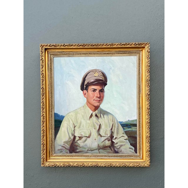 Vintage Original Portrait of Man in Uniform For Sale - Image 12 of 12