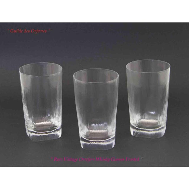 1960s Set of 5 Givré - Frost Exquisite Tumblers or Scotch- Whisky Glasses, For Sale - Image 14 of 17