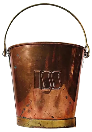 Vintage Danish Copper & Brass Ice Bucket, 1970s