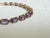 Contemporary Vintage 1980s 10k Yellow Gold Amethyst Tennis Bracelet For Sale - Image 3 of 8