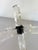Revelation Modern Faux Quartz Crystal Double Cross Sculpture For Sale - Image 4 of 4
