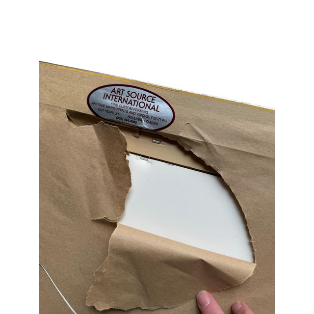 1970s Framed Reproduction of "Summer Storm" by Franklin Carmichael (1890 - 1945) For Sale - Image 11 of 12