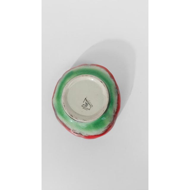 Vintage Italian Majolica Sugar Bowl attributed to Pacetti Albisola, 1950s For Sale - Image 3 of 13